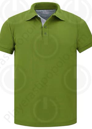 Playera Tipo Polo Olivo