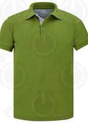 Playera Tipo Polo Olivo