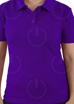 Playera Tipo Polo Morada
